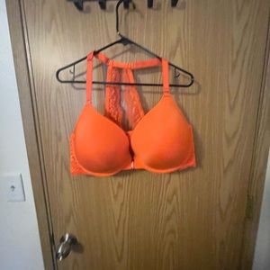 Torrid coral front clasp bra